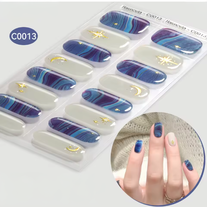 Ongles en gel UV - Bandes Adhésives Gel Semi-Durci / Semi permanent