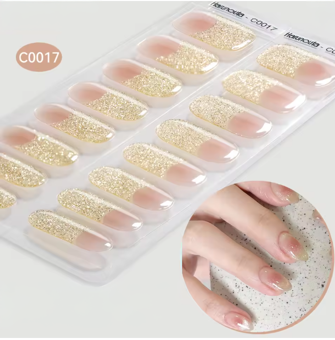 Ongles en gel UV - Bandes Adhésives Gel Semi-Durci / Semi permanent