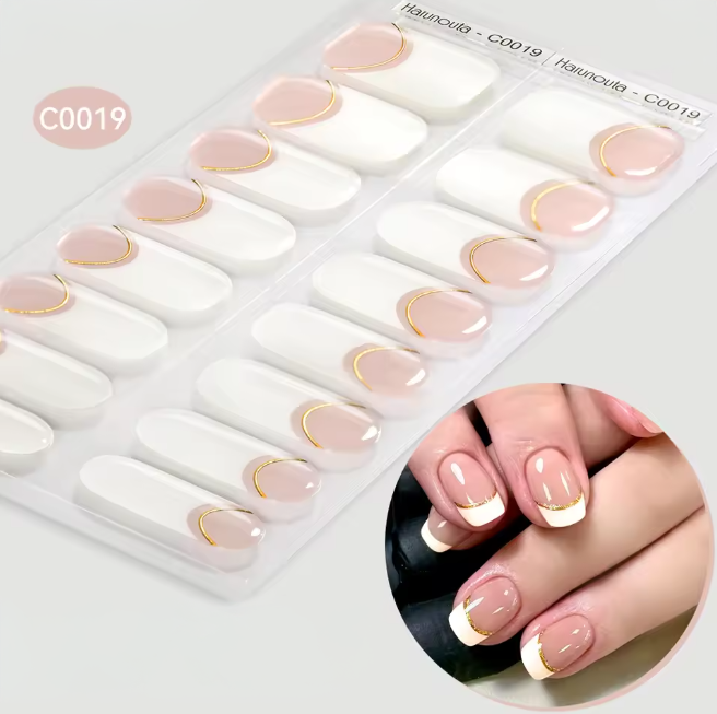 Ongles en gel UV - Bandes Adhésives Gel Semi-Durci / Semi permanent