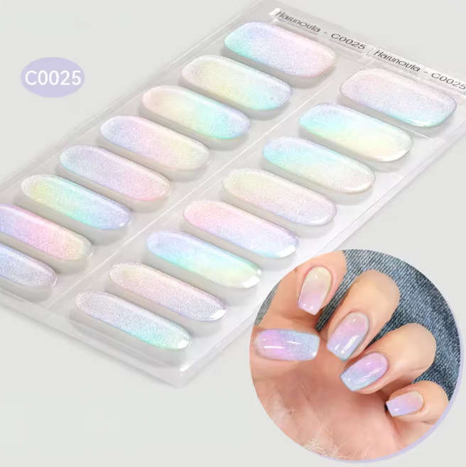 Ongles en gel UV - Bandes Adhésives Gel Semi-Durci / Semi permanent
