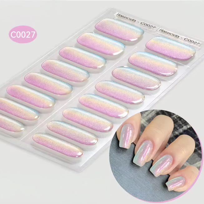 Ongles en gel UV - Bandes Adhésives Gel Semi-Durci / Semi permanent