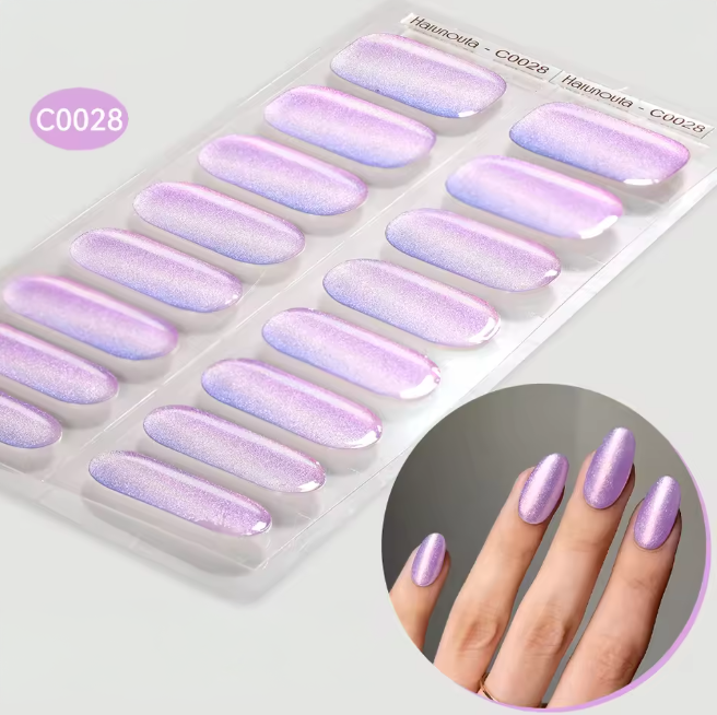 Ongles en gel UV - Bandes Adhésives Gel Semi-Durci / Semi permanent