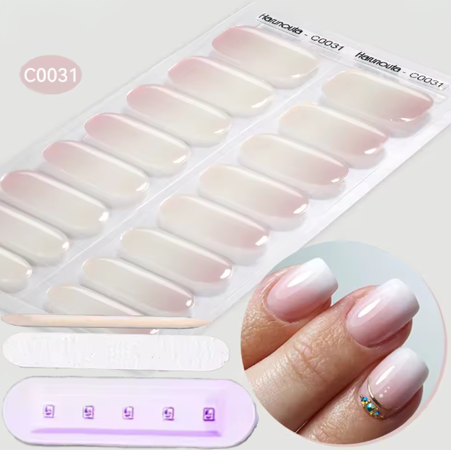 Pack stickers ongles en gel UV - Bandes Adhésives Gel UV Semi permanent
