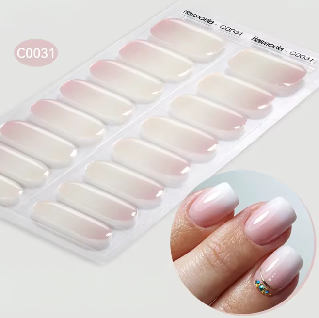 Ongles en gel UV - Bandes Adhésives Gel Semi-Durci / Semi permanent