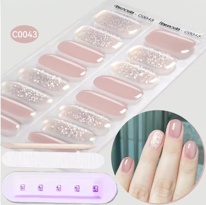 Pack stickers ongles en gel UV - Bandes Adhésives Gel UV Semi permanent