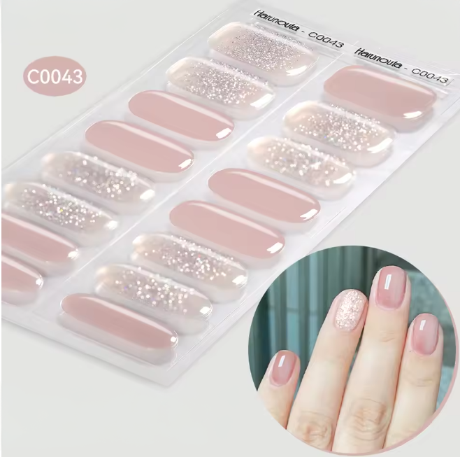 Ongles en gel UV - Bandes Adhésives Gel Semi-Durci / Semi permanent