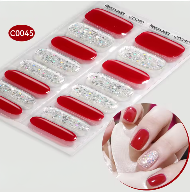 Ongles en gel UV - Bandes Adhésives Gel Semi-Durci / Semi permanent