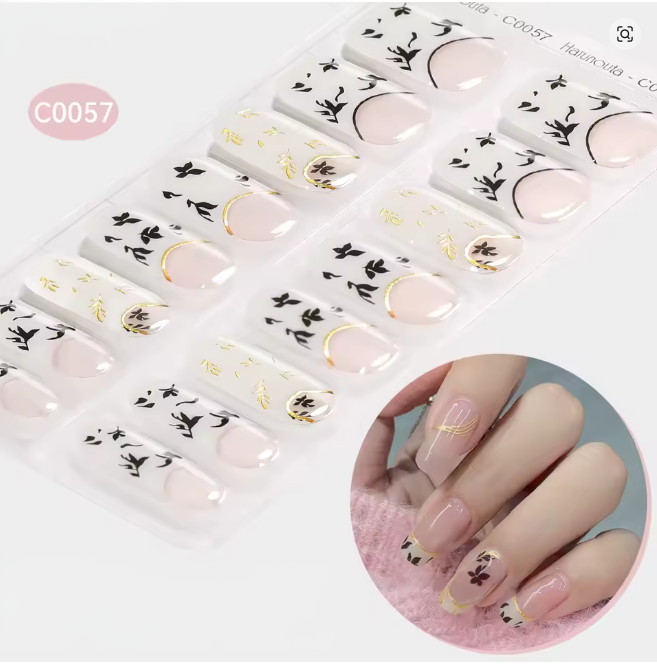 Ongles en gel UV - Bandes Adhésives Gel Semi-Durci / Semi permanent