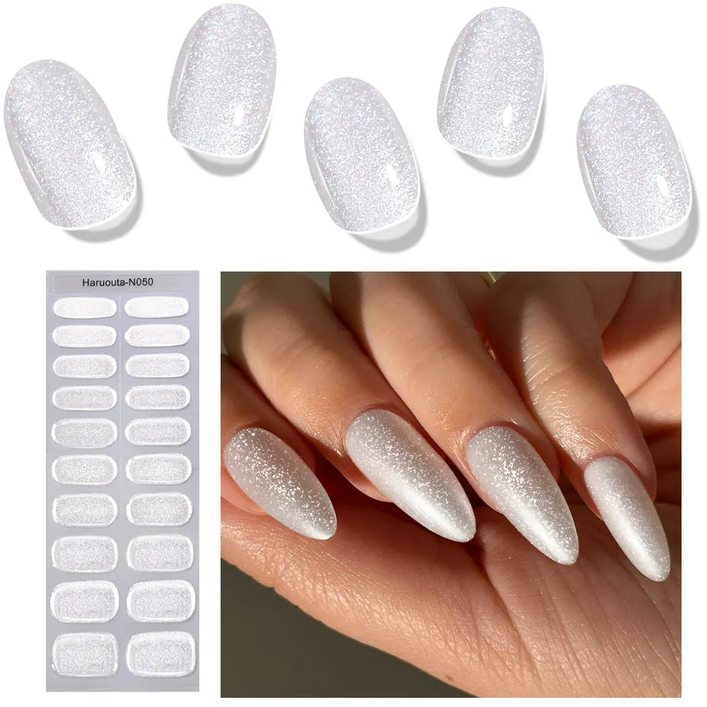 Ongles en gel UV - Bandes Adhésives Gel Semi-Durci / Semi permanent