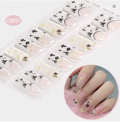 Ongles en gel UV - Bandes Adhésives Gel Semi-Durci / Semi permanent